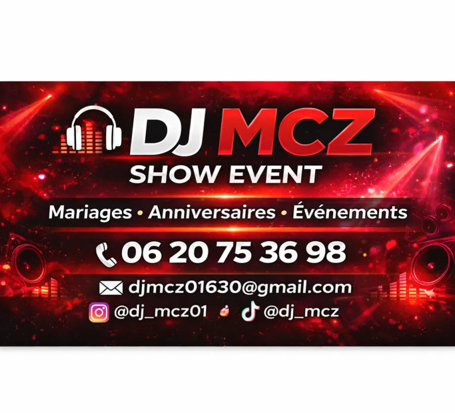Régie DJ installée pour un événement - DJ MCZ SHOW EVENT